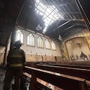 Incendio en la capilla de la Universidad Católica de Bogotá