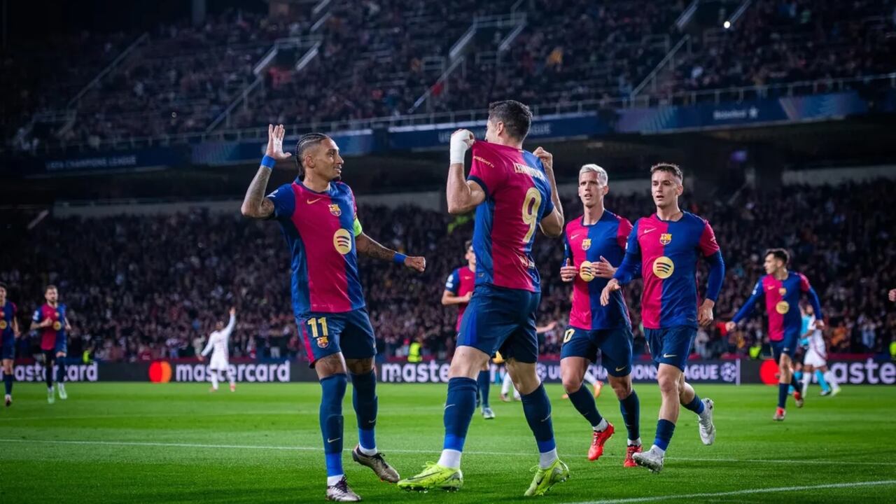 FC Barcelona goleó al Brest de Francia en la quinta de la Uefa Champions League.