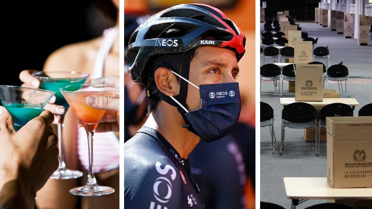 El ciclista colombiano Egan Bernal volvió a opinar sobre política en sus redes sociales. Foto: montaje Semana.