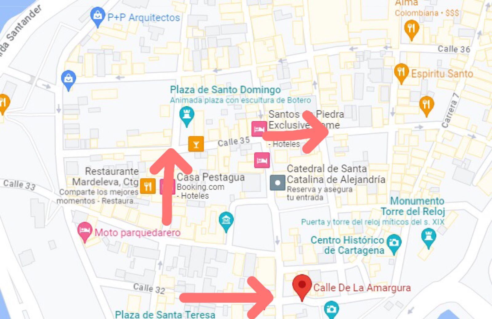 Cierres en el centro histórico de Cartagena