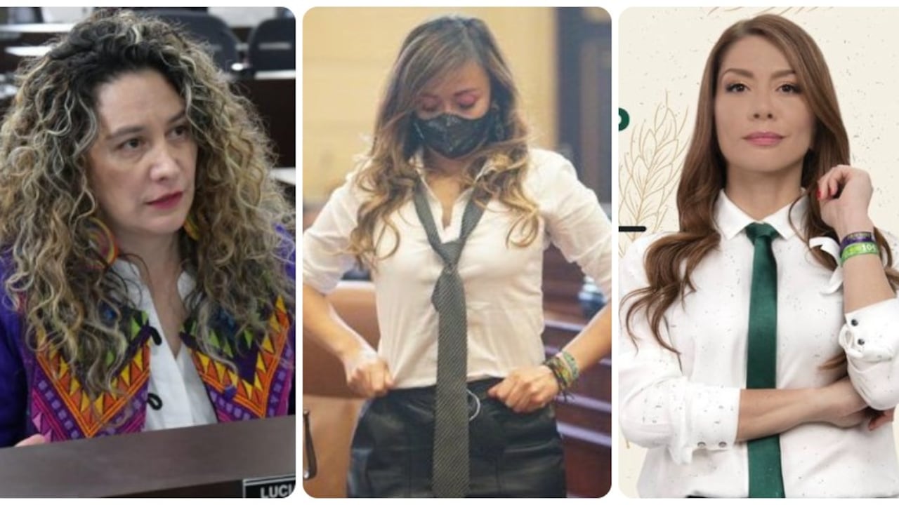 Lucía Bastidas dice que Catherine Juviano se copió la pinta de la congresista Katherine Miranda en su campaña al Congreso.