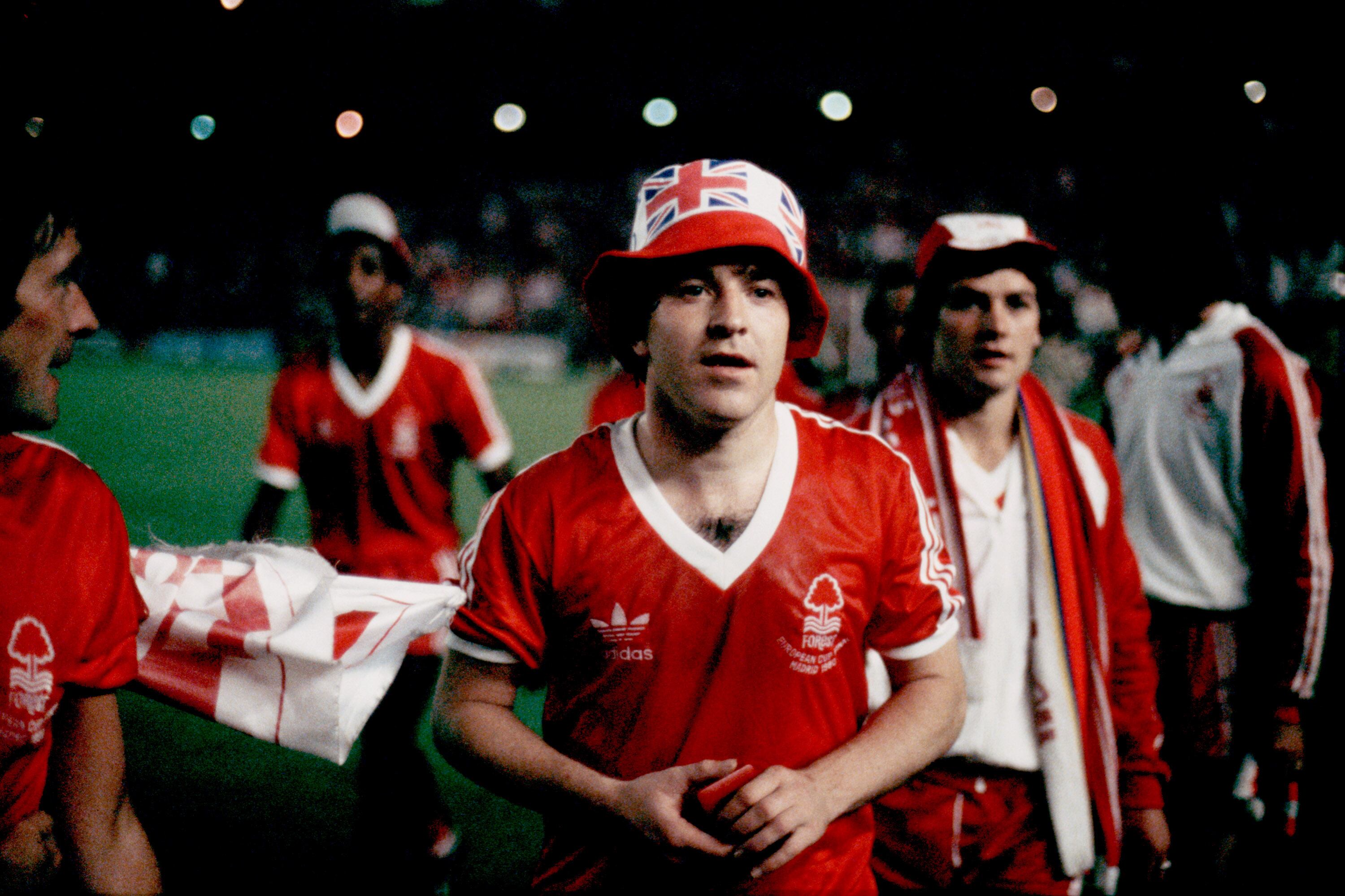 John Robertson cuando prestaba sus servicios al Nottingham Forest.