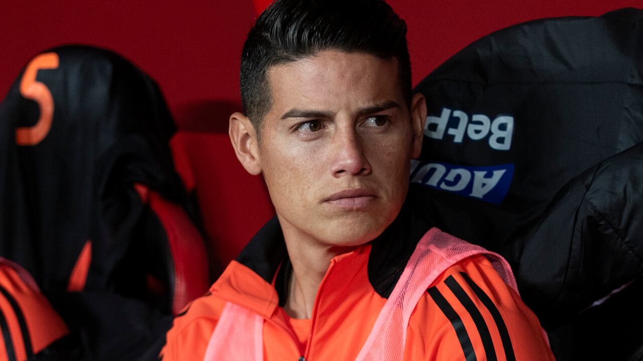 James Rodríguez podría iniciar como titular este martes en el Metropolitano.