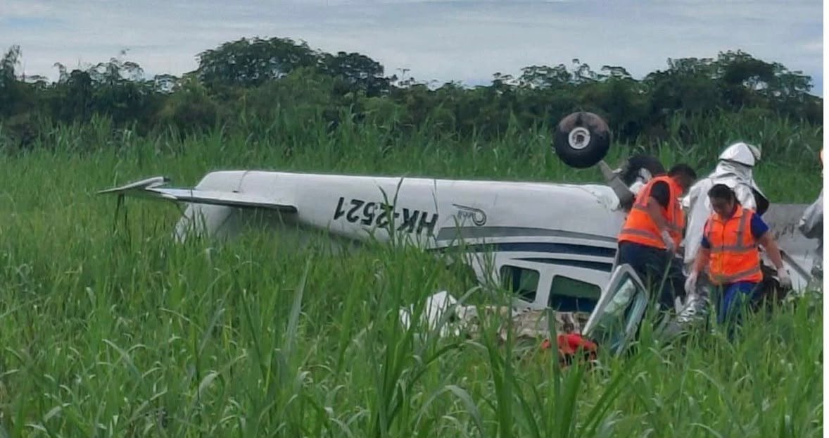 Accidente avioneta en el Meta: cuatro personas murieron.
