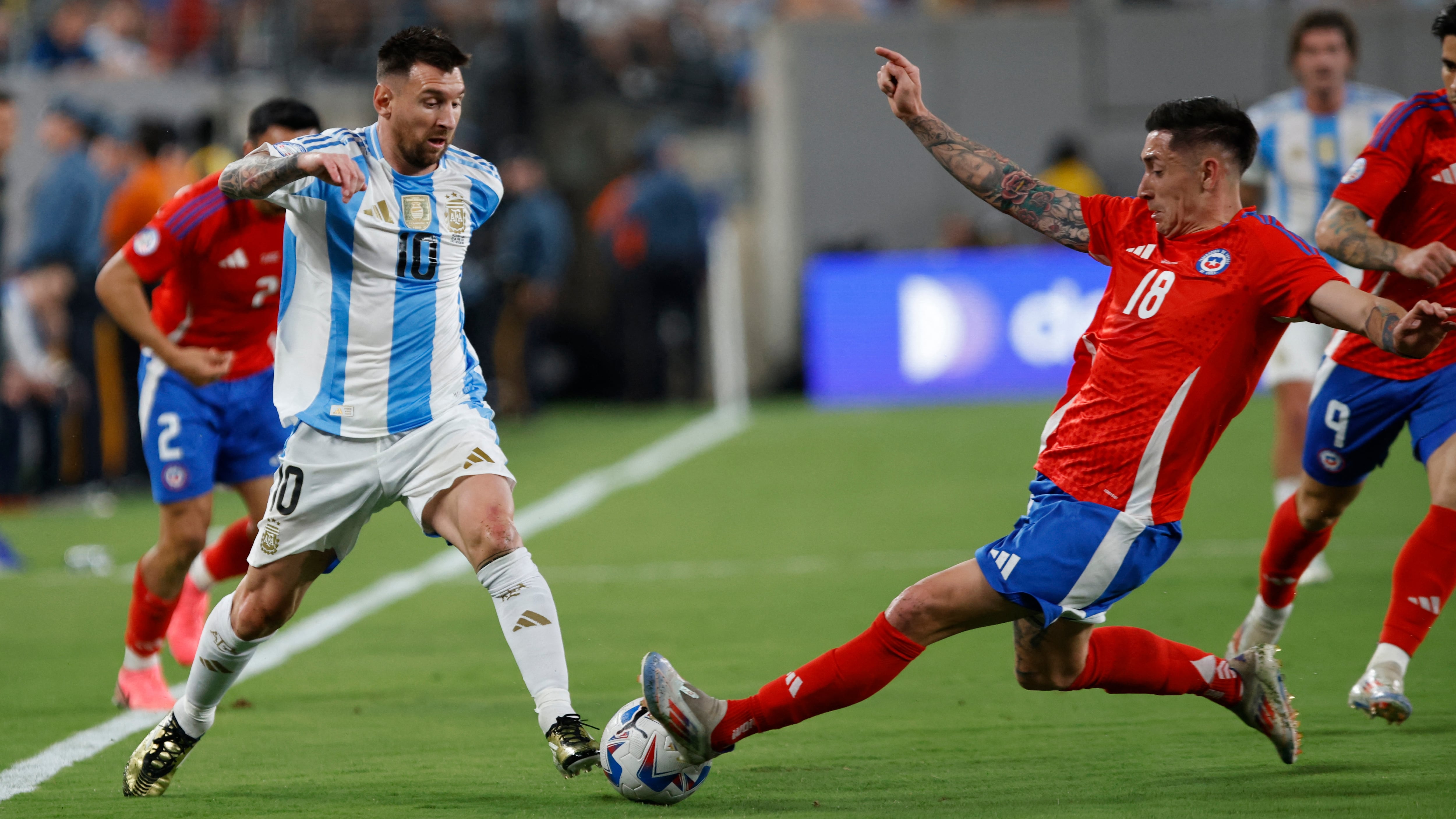 Chile vs Argentina - fecha 2 - grupo A Copa América 2024.