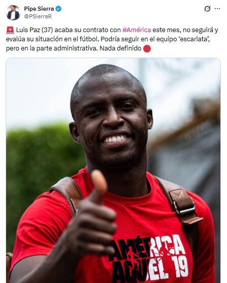 Pantallazo X: @PSierraR