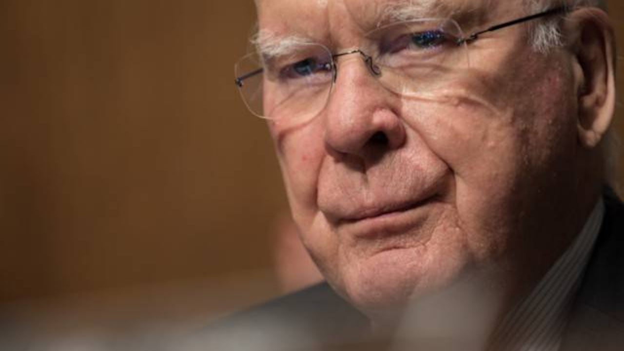 El senador Patrick Leahy.