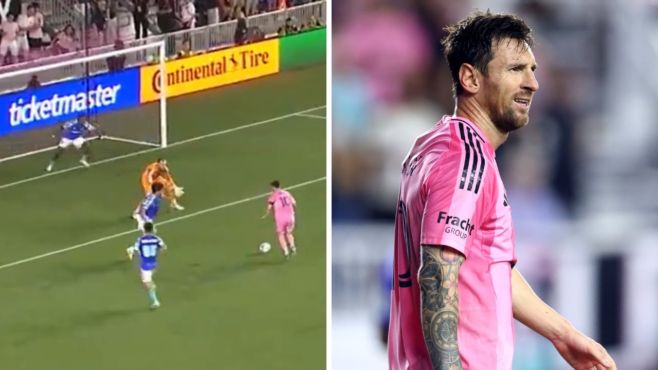 Inusual fallo de Messi en la MLS.