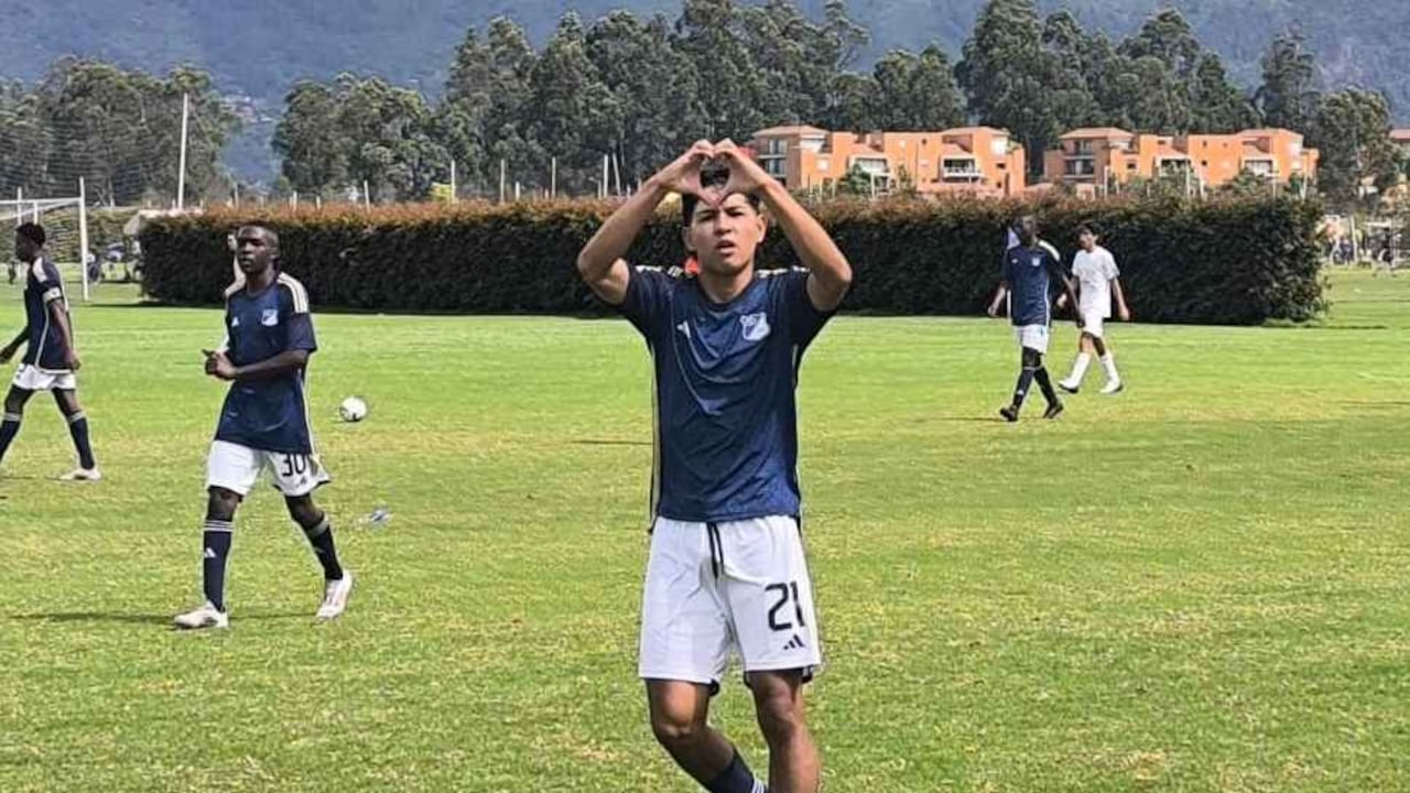 Jugador de Millonarios Santiago Castrillón.