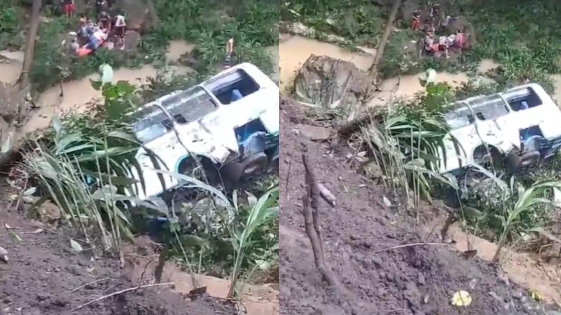 El bus cayó a un abismo en la zona del Catatumbo.