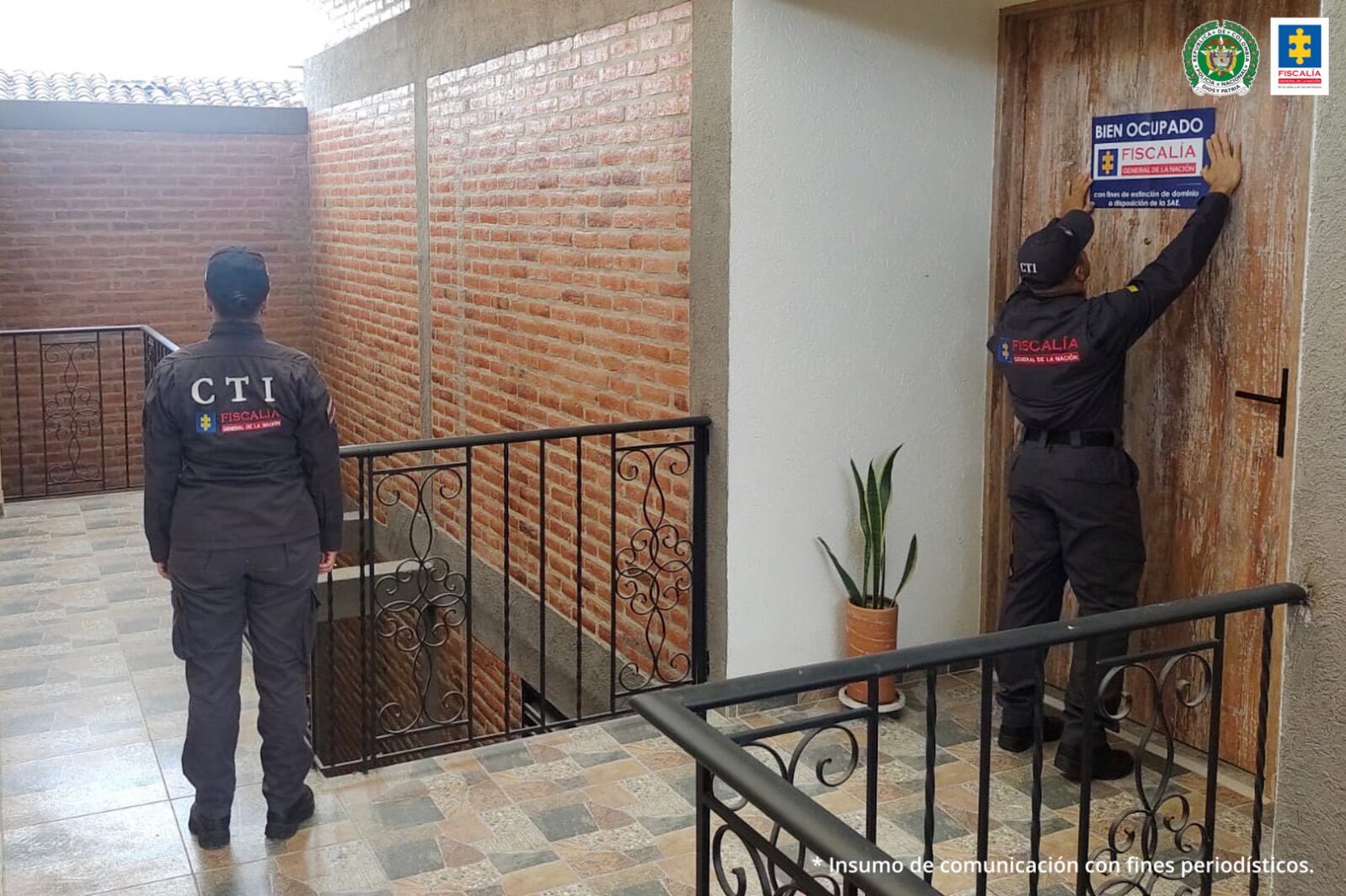 Uno de los apartamentos embargados por la Fiscalía.