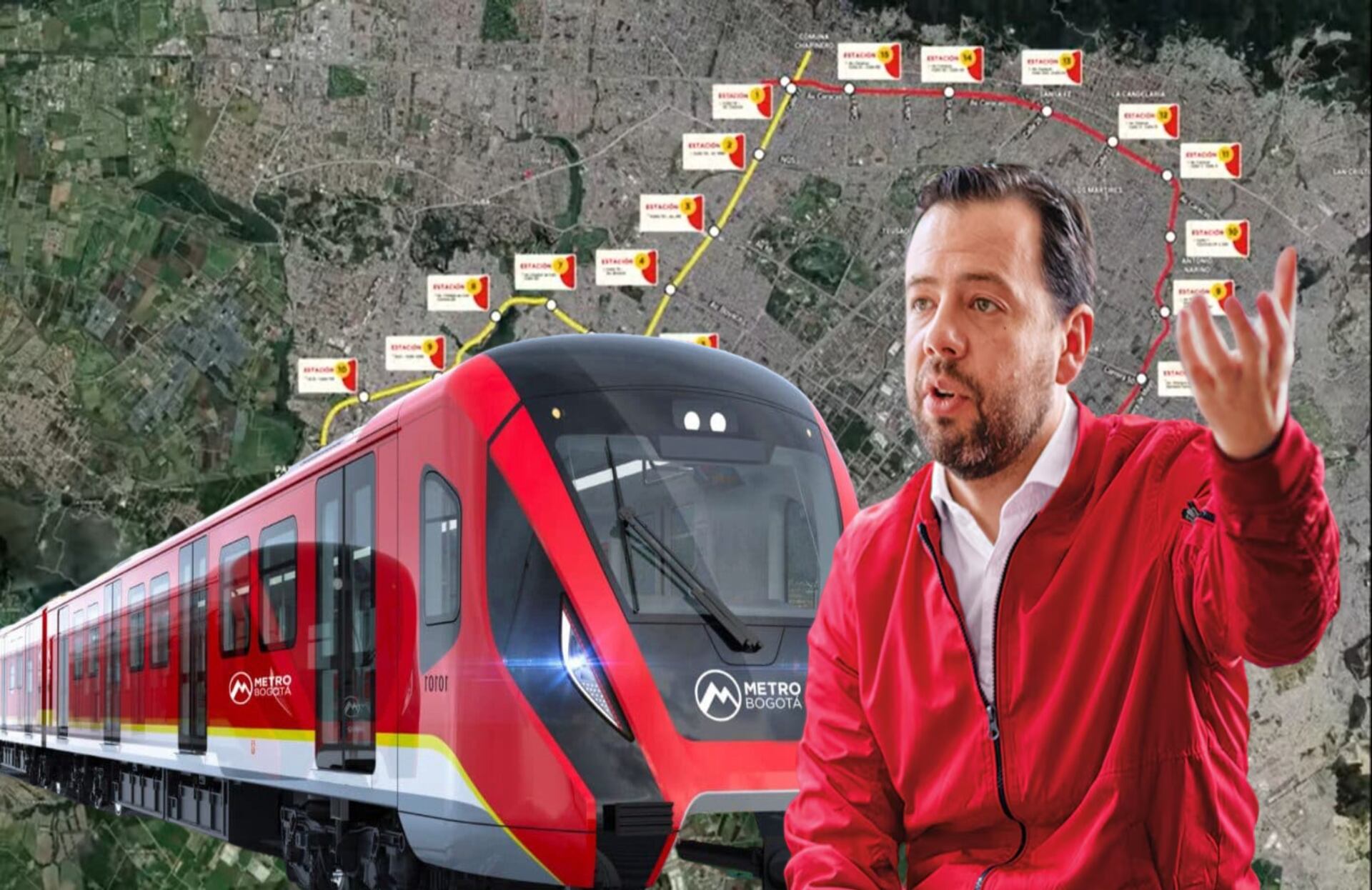 Alcalde Galán confirmó vía libre del gobierno para pedir crédito para la segunda línea del metro.