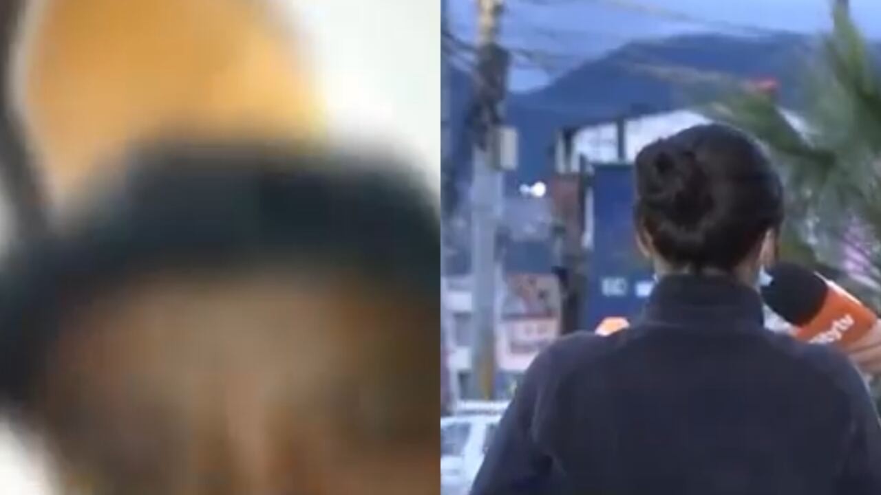 Videollamada que hizo el amigo de la víctima y la hermana de la mujer hablando de lo ocurrido.