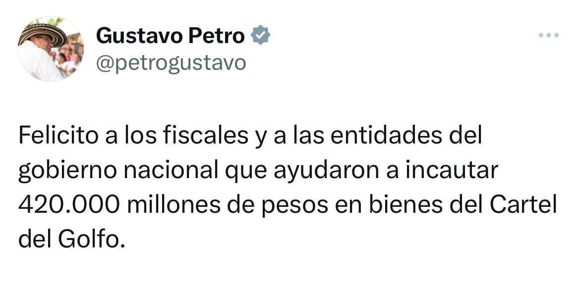 Trino presidente Gustavo Petro