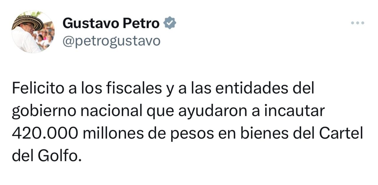 Trino presidente Gustavo Petro