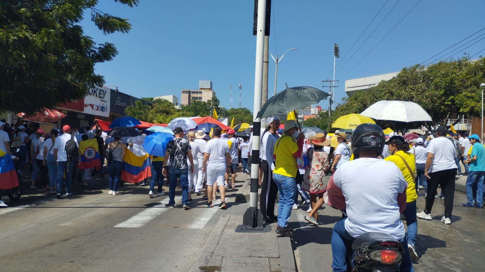 Marcha La Mayoría en Barranquilla.