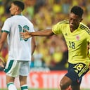 Mateo Casierra puso el único tanto del triunfo de Colombia ante Irak.