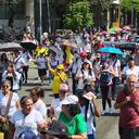 Manifestaciones en Cali, convocadas por el Presidente Gustavo Petro, presionando para la Elección del Fiscal