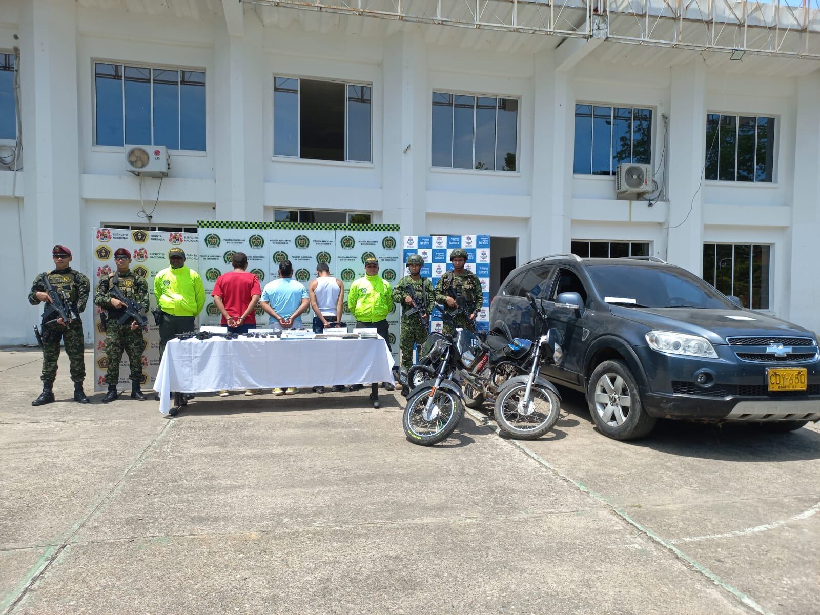 Capturados presuntos integrantes del Clan del Golfo en Barrancabermeja, Santander.