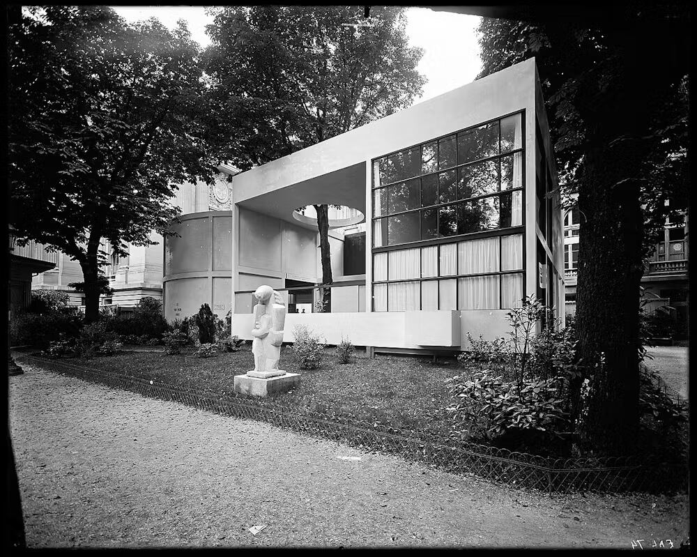 Pabellón L'Esprit Nouveau, diseñado por Le Corbusier y Pierre Jeanneret. Wikimedia Commons