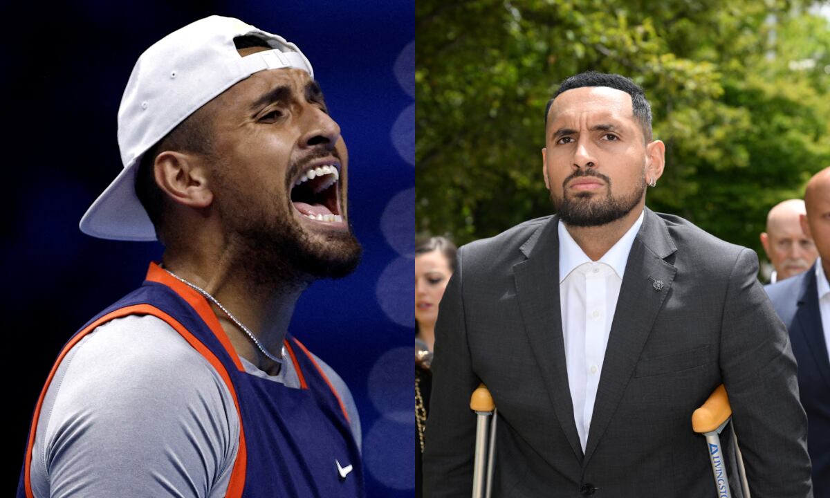 Nick Kyrgios. Foto: REUTERS/Guglielmo Mangiapane//AAP Image/Mick Tsikas vía REUTERS