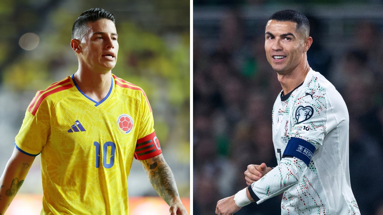 James Rodríguez y Cristiano Ronaldo se volverán a ver. Ahora en Selecciones en contra.