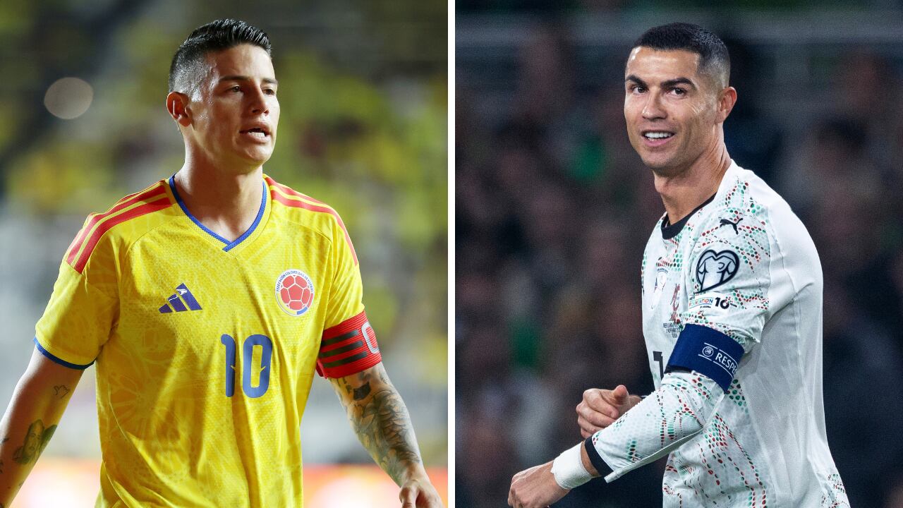 James Rodríguez y Cristiano Ronaldo se volverán a ver. Ahora en Selecciones en contra.