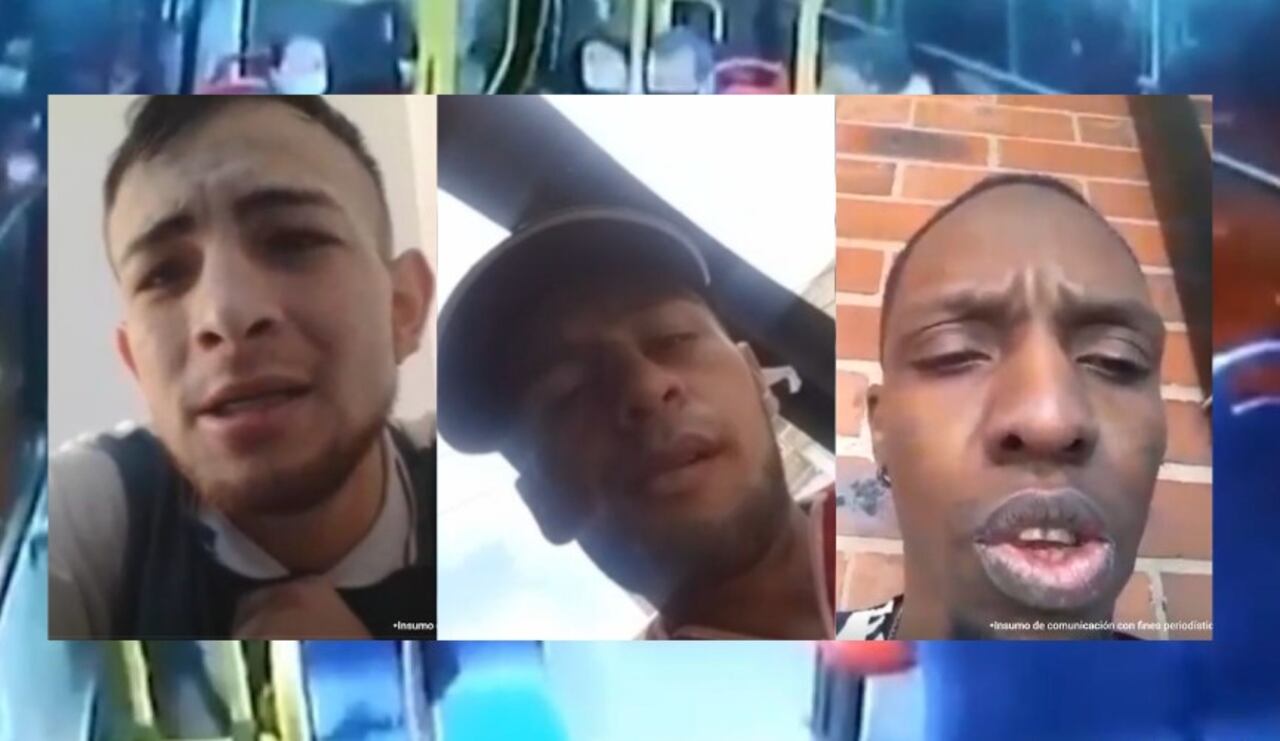 La aterradora banda de "Los Azulejos" fue condenada. Atracaban en los buses del Sitp.