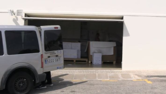 La colombiana contrató a una empresa para que realizará la mudanza