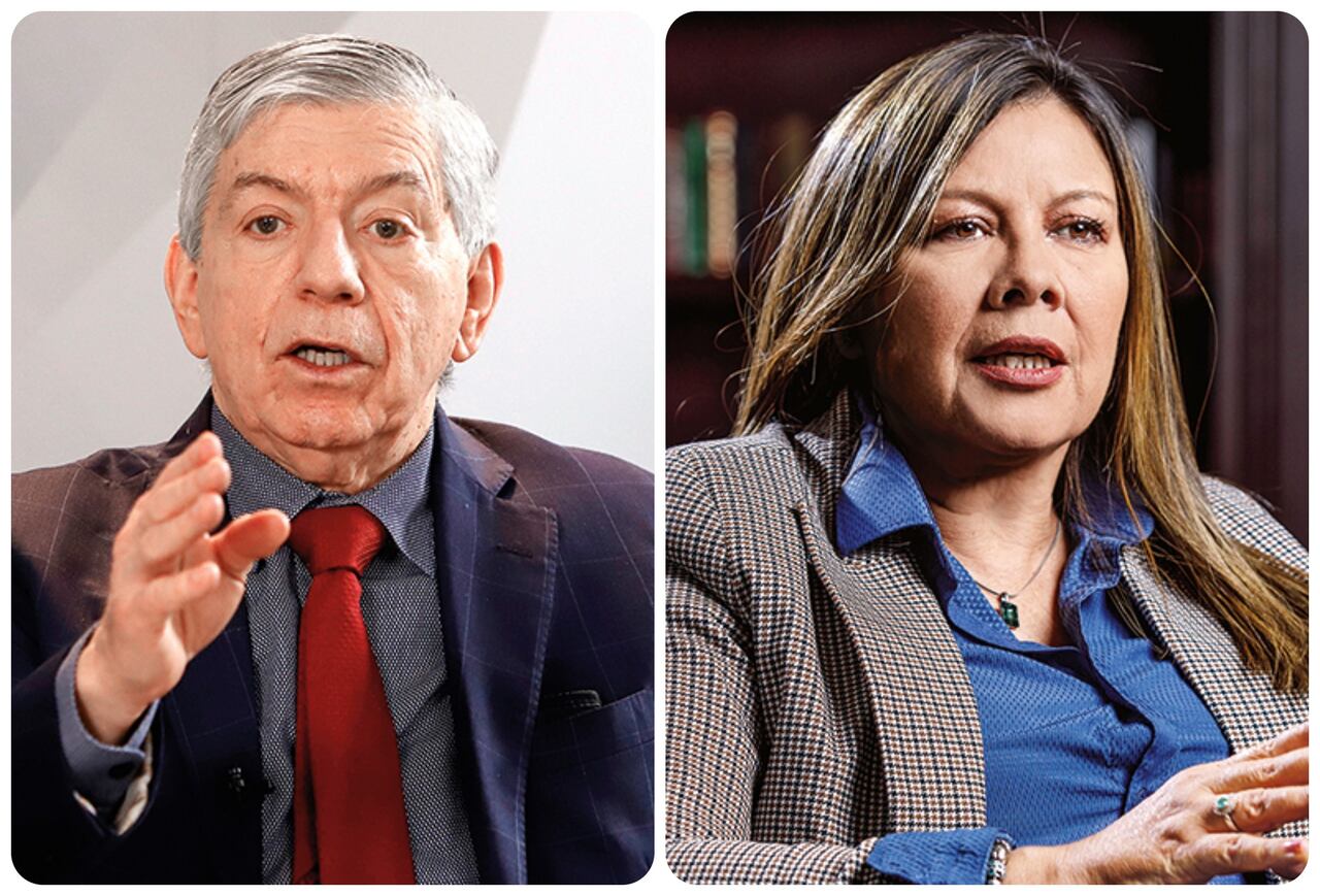 El expresidente César Gaviria y la fiscal General, Luz Adriana Camargo.