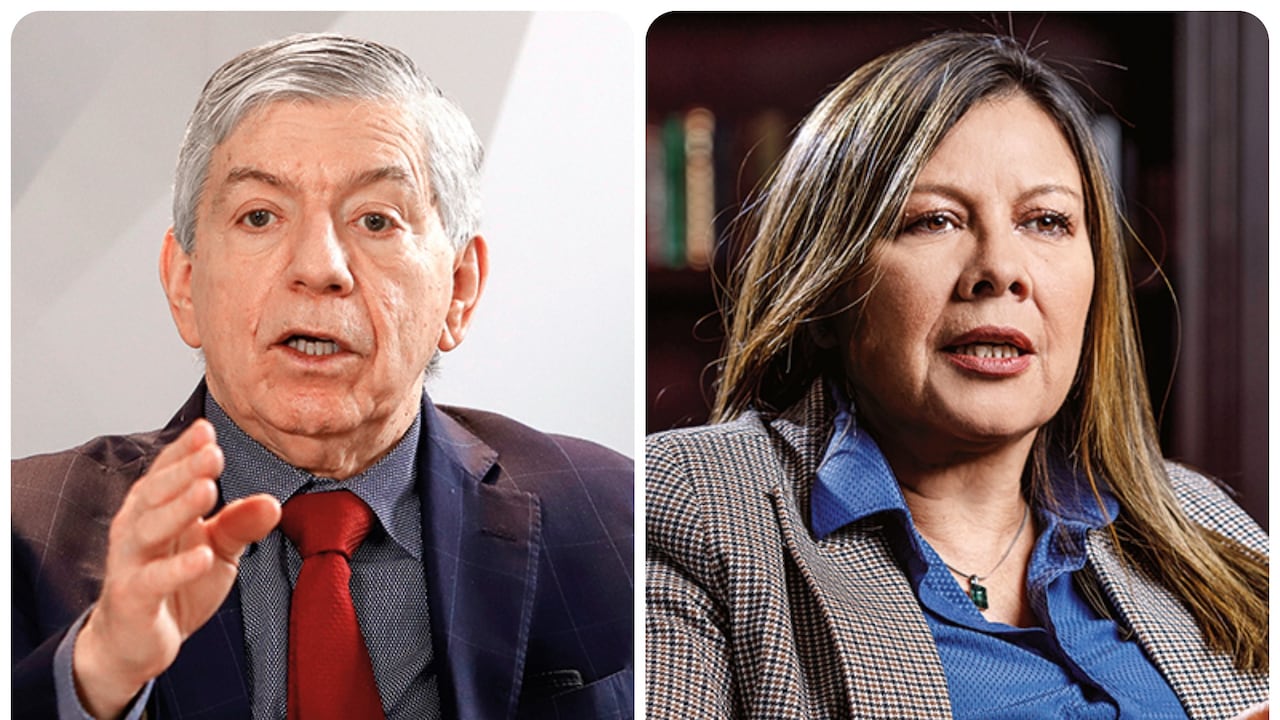 El expresidente César Gaviria y la fiscal General, Luz Adriana Camargo.
