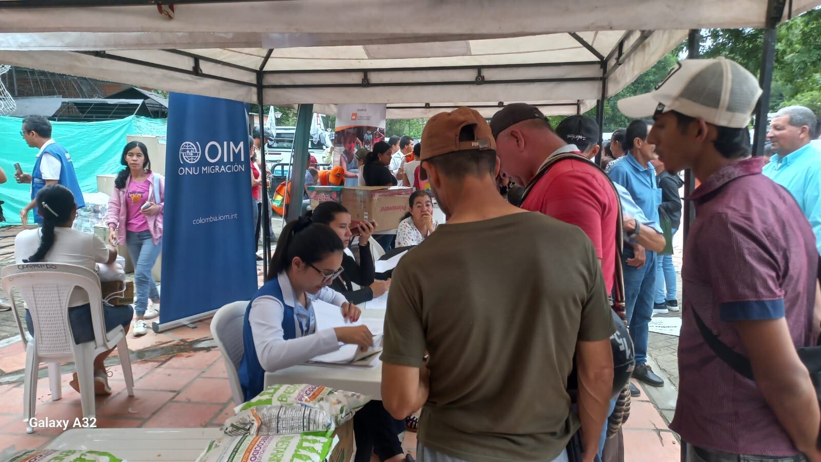 Apoyos de la OIM en Colombia.