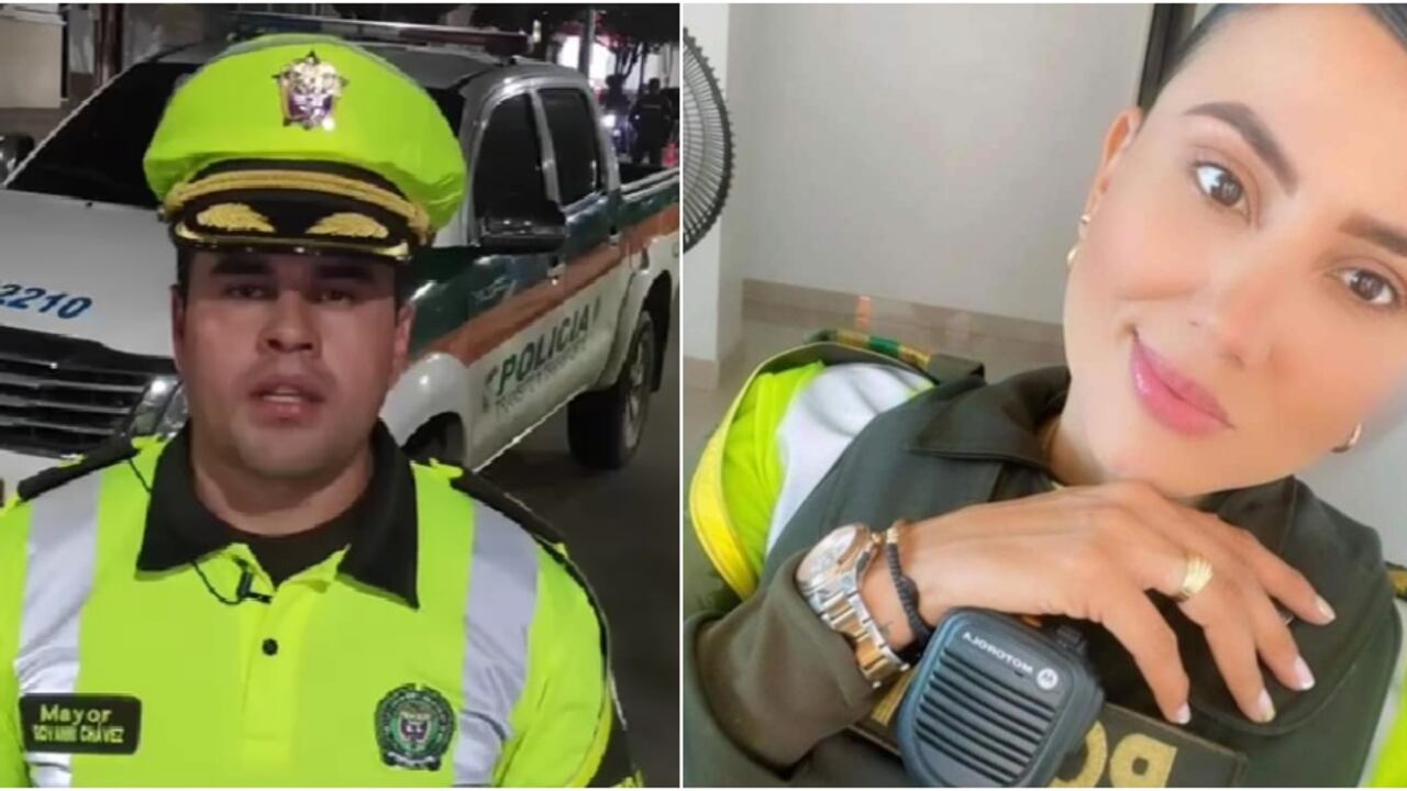 Los uniformados arrollados por la camioneta se encuentran hospitalizados.