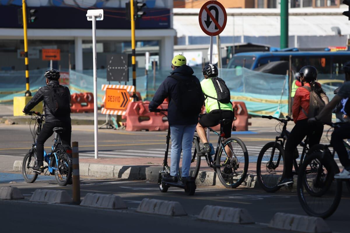 Bogota transmilenio, día sin carro, bicicletas, autopista
Febrero 2 de 2022