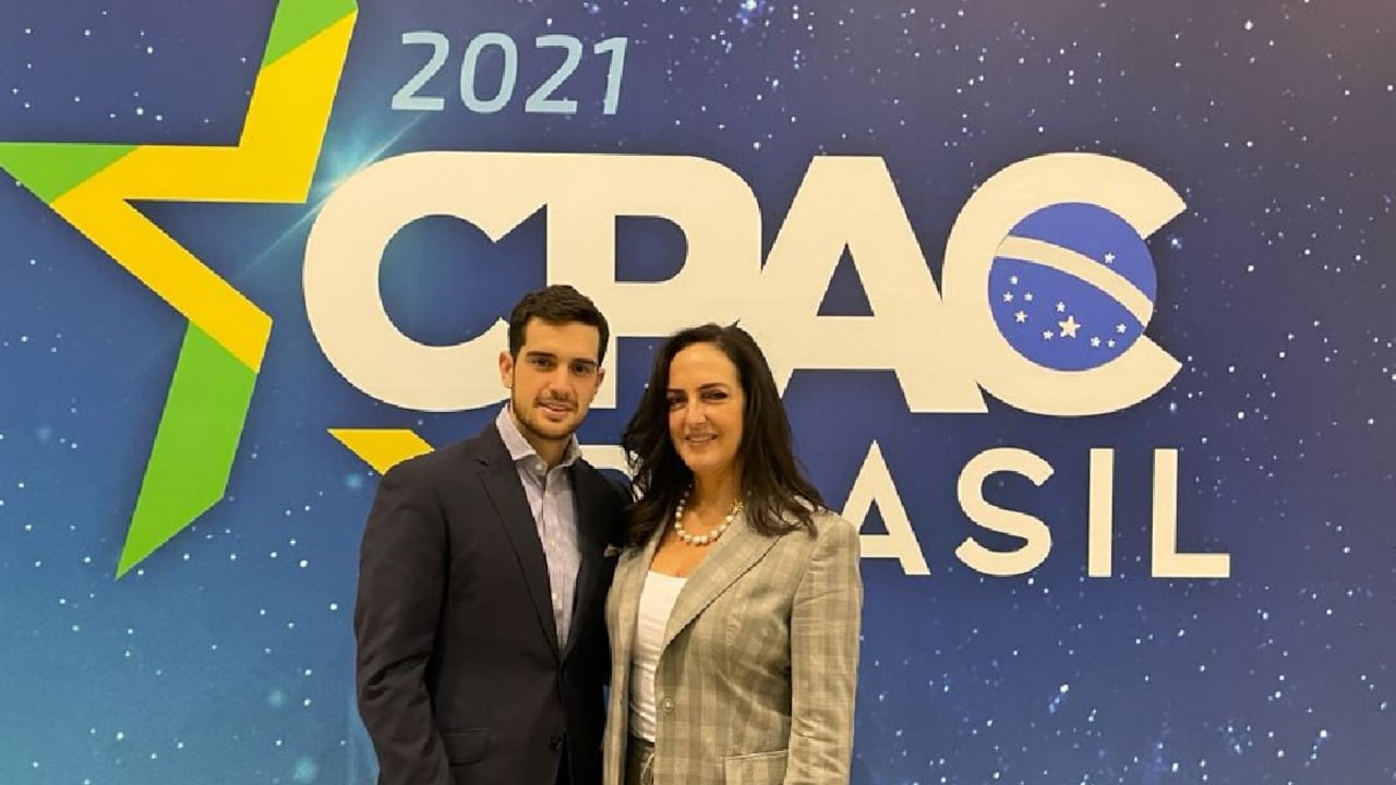 María Fernanda Cabal y su hijo, Juan José Lafaurie.