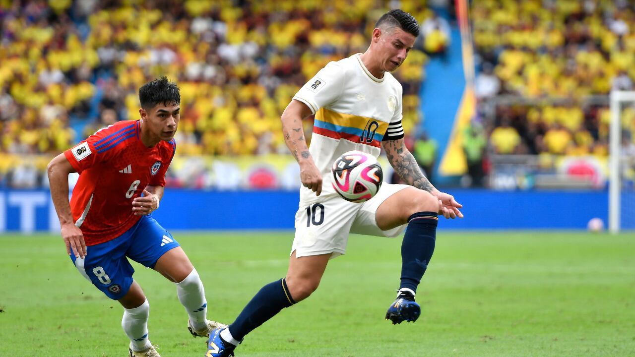 James Rodríguez fue una de las grandes figuras en el duelo por Eliminatorias ante Chile