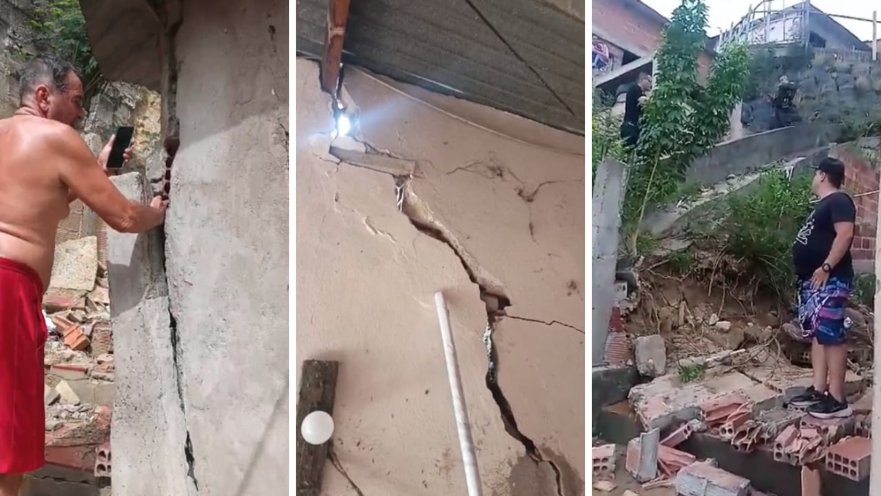 Las primeras afectaciones aparecieron hace cuatro años, cuando las lluvias provocaron daños alrededor de su casa.