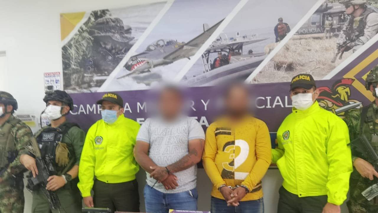 Capturados presuntos integrantes del Clan del Golfo en zona rural de Cúcuta