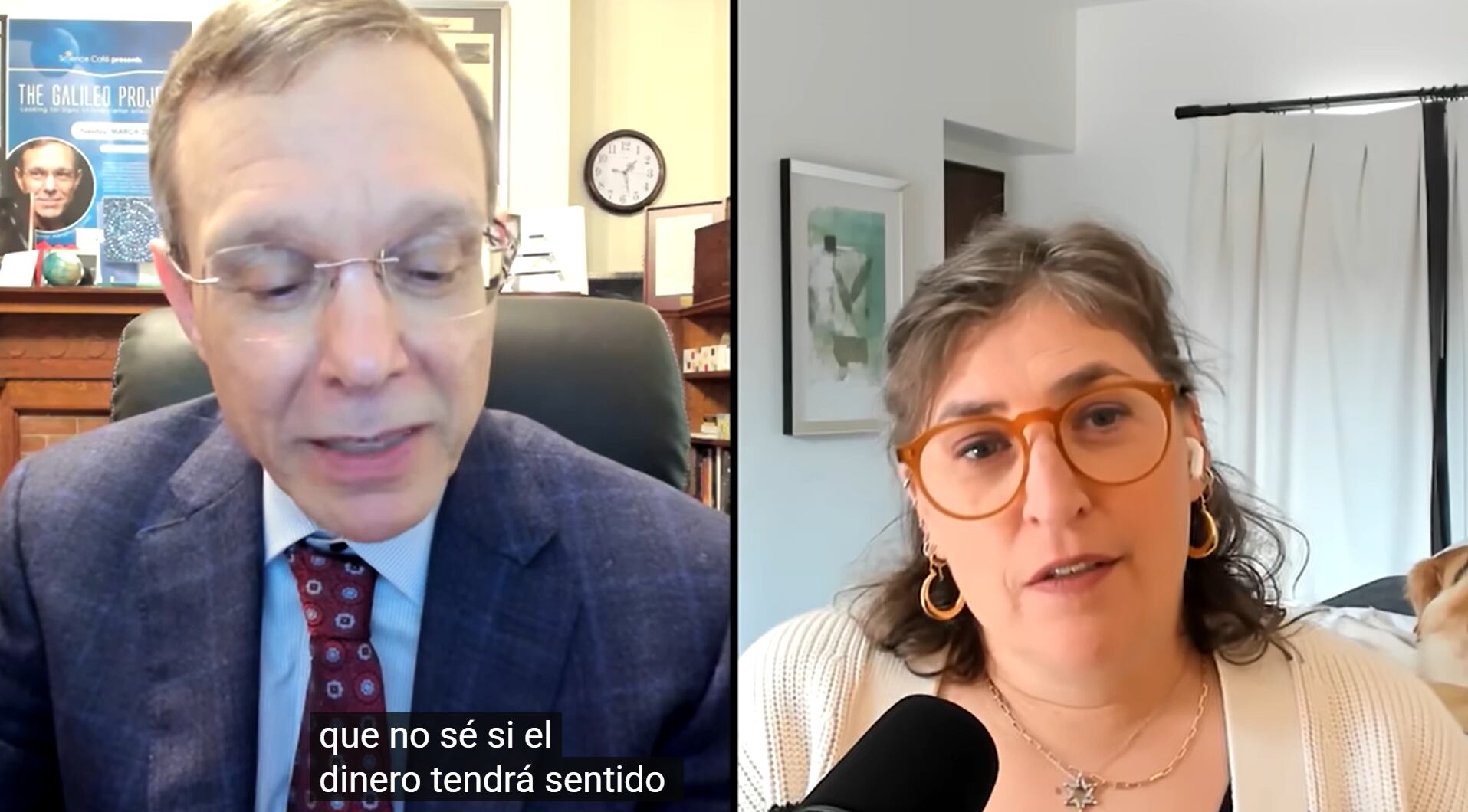 Loeb declaró en el canal de YouTube de Mayim Bialik que el comportamiento del 3I/ATLAS podría evidenciar ingeniería alienígena.