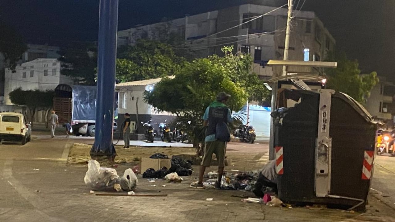 Abandono de las calles del Centro Histórico de Santa Marta, Colombia.