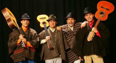 Jorge Velosa y Los Carrangueros Jorge González, Manuel Cortés y José Fernando Rivas