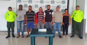 Capturados en el departamento de Bolívar.