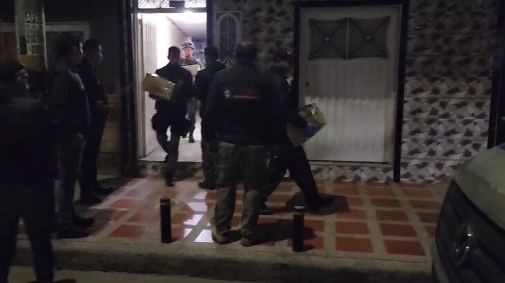 Más de 200 granadas ubicadas en el barrio Venecia de Bogotá.