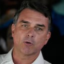 Flávio Bolsonaro luego de las elecciones del domingo en Brasil.