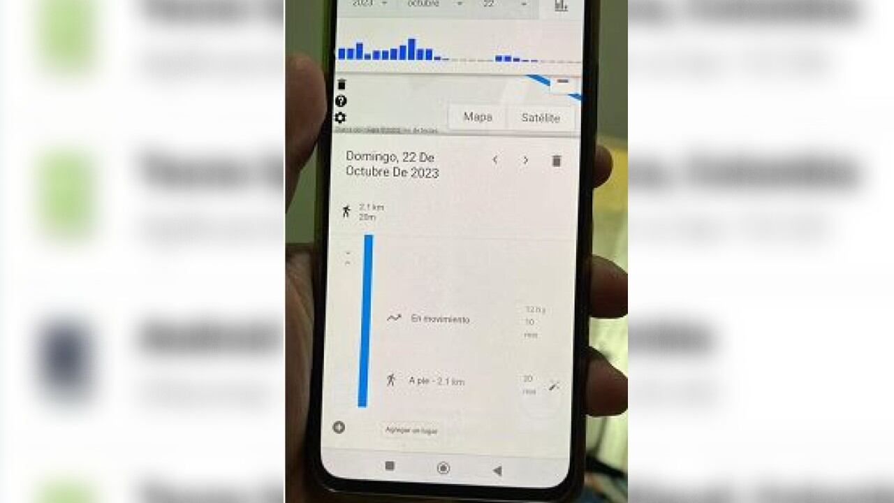 Actividad de la caminata