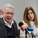 Alvaro Uribe Vélez rueda de prensa