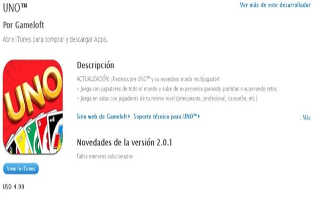 También puede regalar juegos desde la tienda Apple. Haga clic en la flecha al lado del precio y elija 'Regalar' para diligenciar sus datos y los de la persona que recibirá el regalo por correo electrónico. El pago se carga a la tarjeta de crédito que tenga vinculada con App Store. 