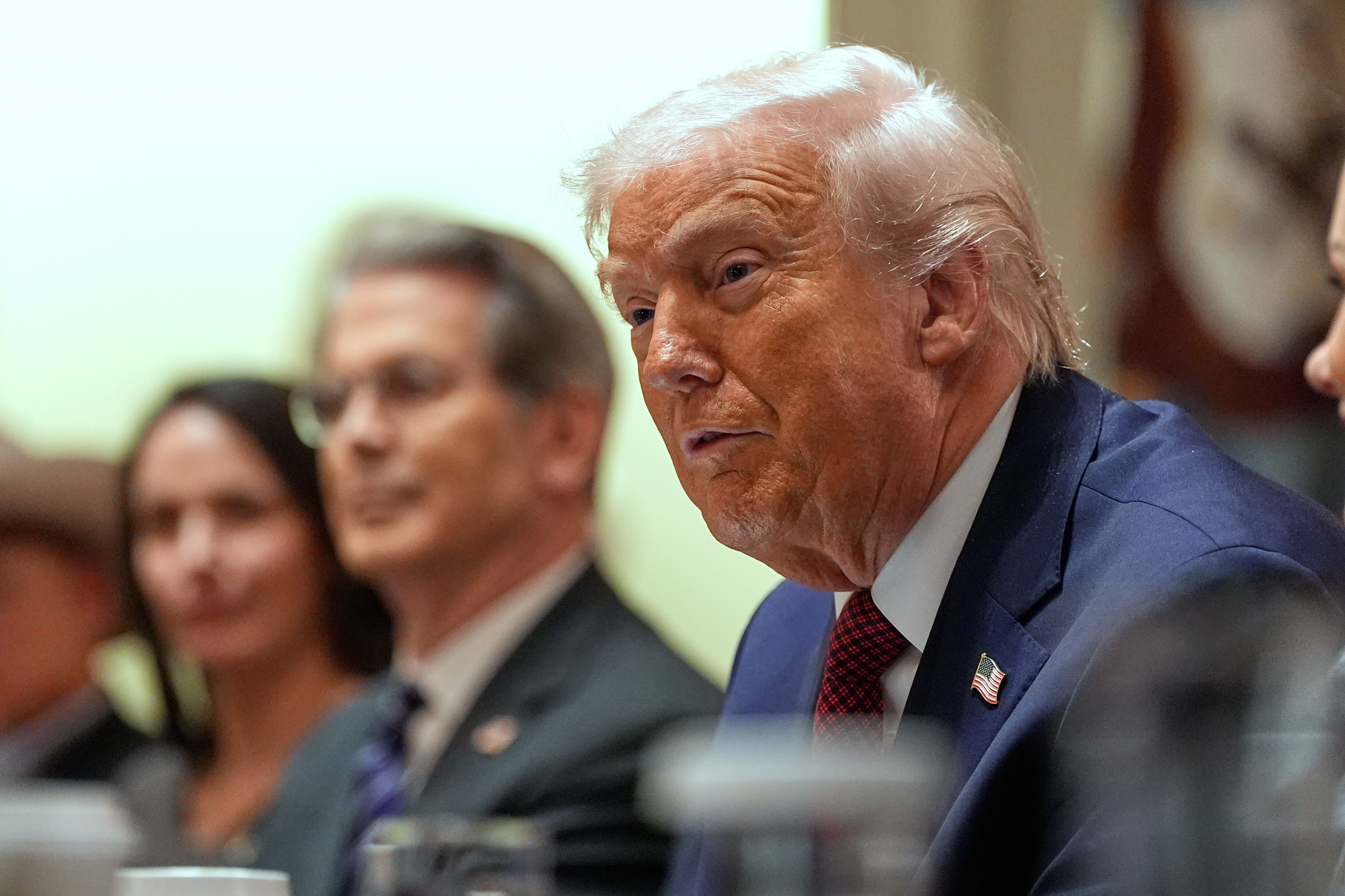 El presidente Donald Trump de los Estados Unidos.