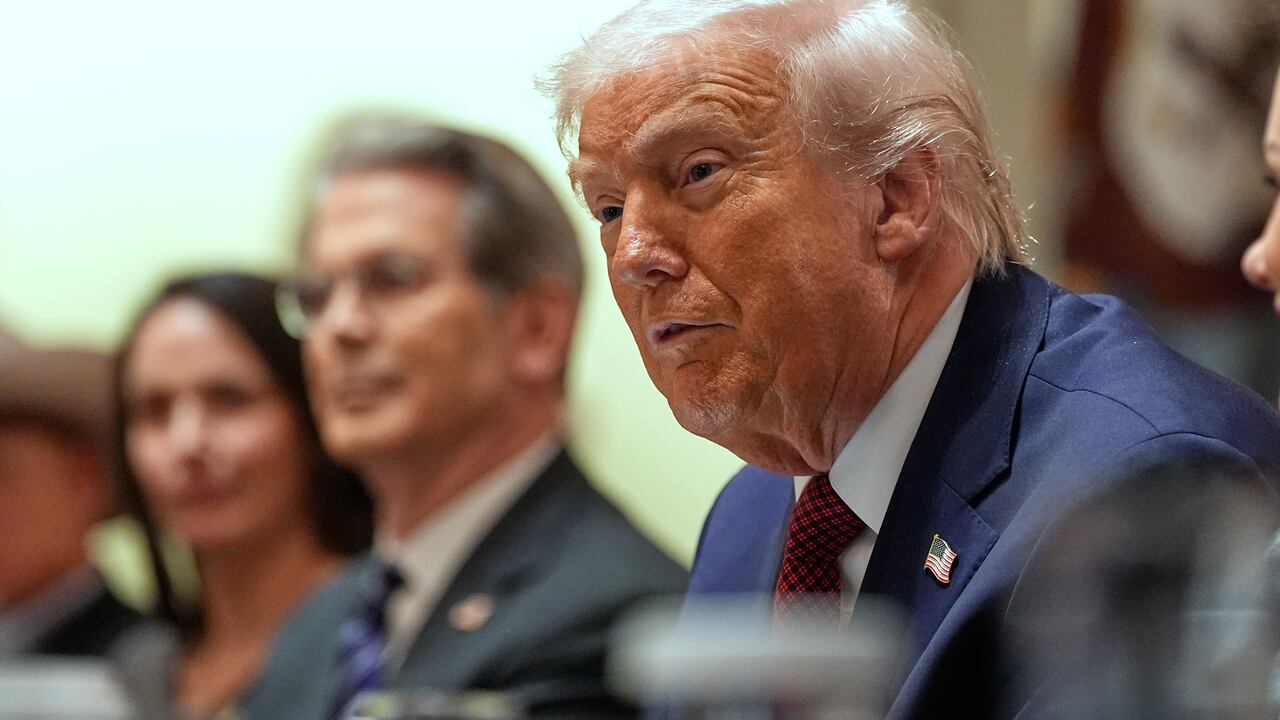 El presidente Donald Trump de los Estados Unidos.