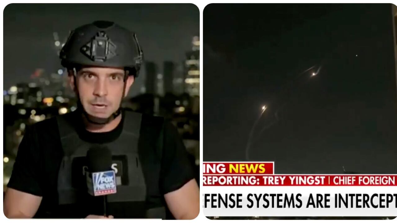 El reportero de Fox News tuvo que suspender su transmisión en vivo.